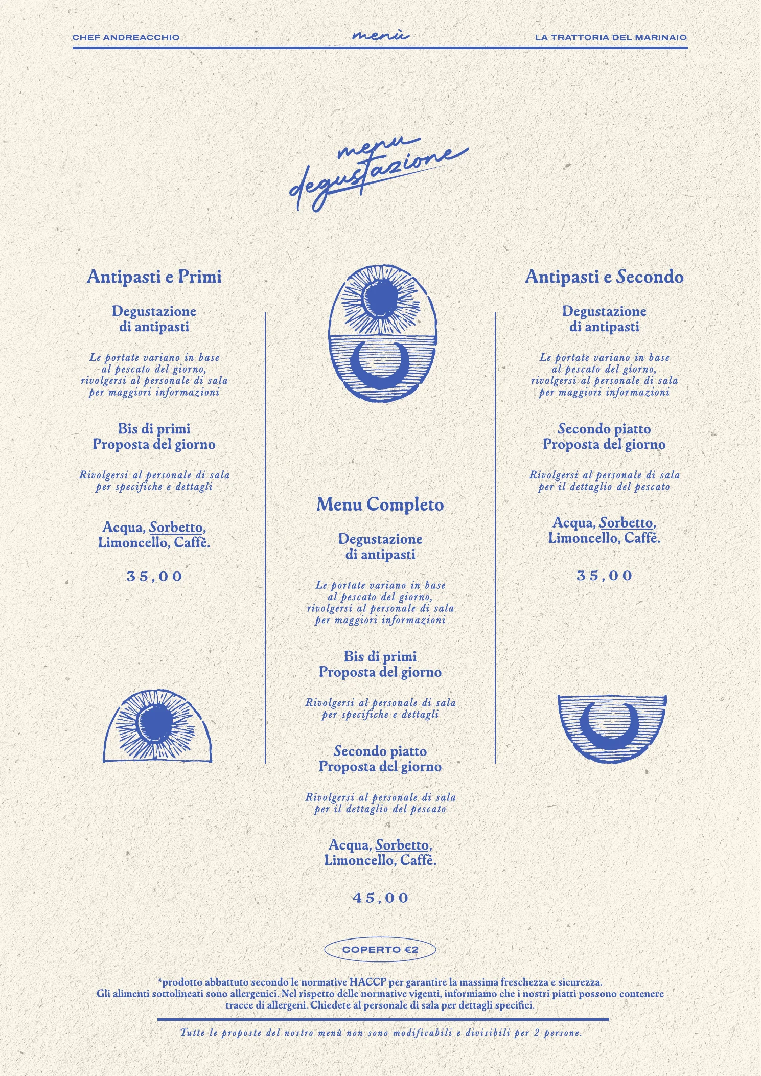 Menu del ristorante, pagina 7 di 12